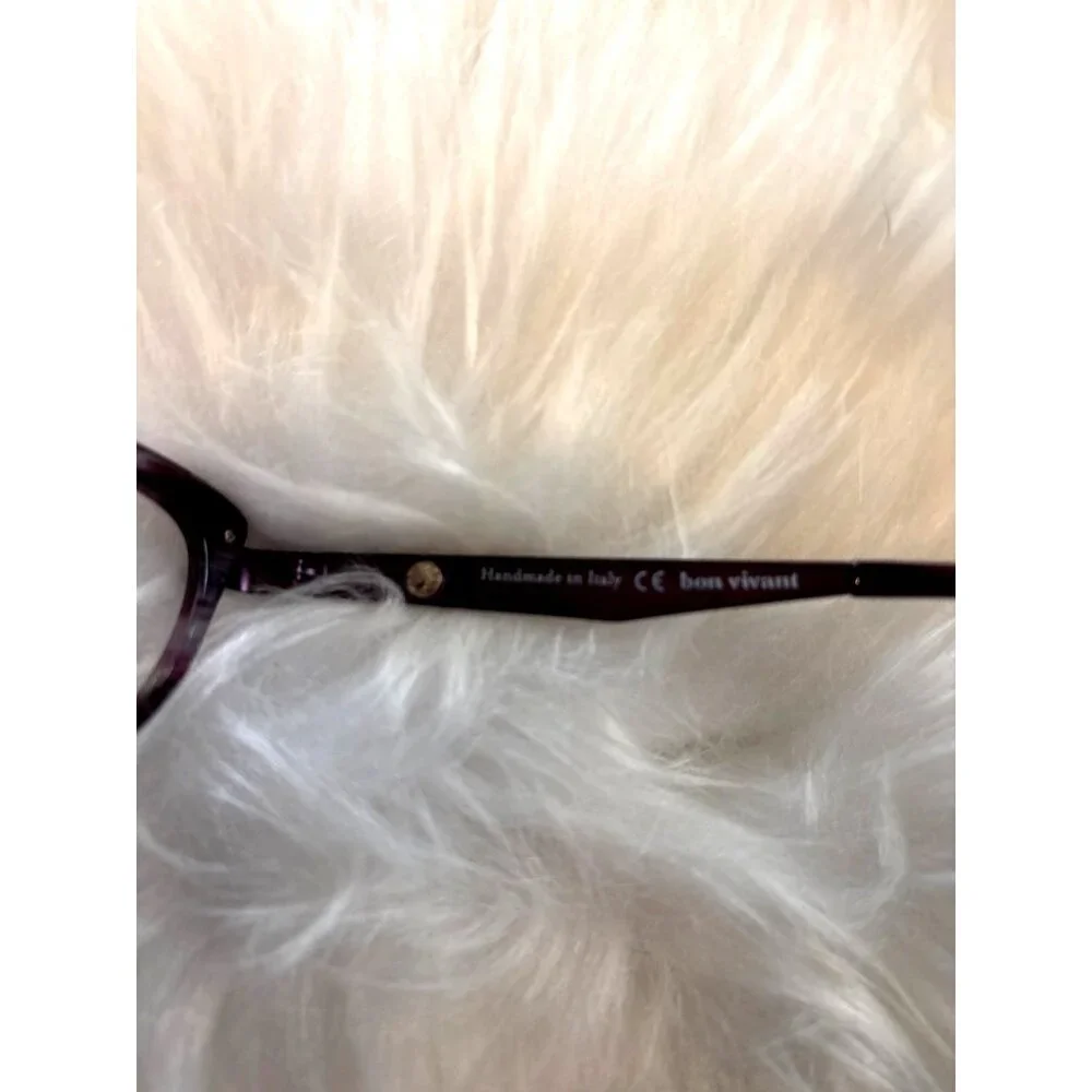 Bon Vivant Charline Eyeglass Frames Handmde In Italy 51 19 145 Lightweight Round